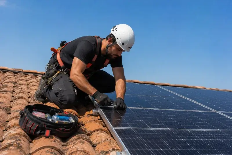 Maintenance et monitoring de panneaux solaires à Itxassou