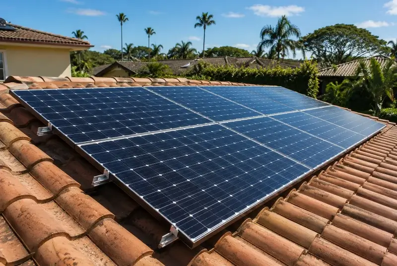 Installation de panneaux solaires à Itxassou